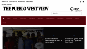 What Pueblowestview.com website looked like in 2018 (5 years ago)