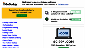 What Pastorrickypowell.com website looked like in 2018 (5 years ago)