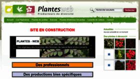 What Plantes-web.fr website looked like in 2018 (5 years ago)