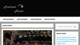 What Pixelatedplanet.net website looked like in 2018 (5 years ago)