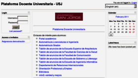 What Pdu.usj.es website looked like in 2011 (13 years ago)