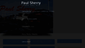 What Paulsherry.com website looked like in 2018 (5 years ago)