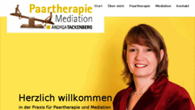 What Paartherapie-tackenberg.de website looked like in 2018 (5 years ago)