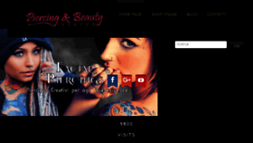 What Piercingbeautycenter.com website looked like in 2018 (5 years ago)