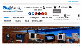 What Piscimania.com website looked like in 2018 (7 years ago)