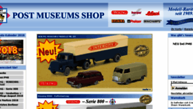 What Post-museums-shop.de website looked like in 2018 (5 years ago)