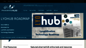 What Pharmahub.org website looked like in 2018 (5 years ago)
