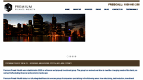 What Premiumprivatewealth.com.au website looked like in 2018 (5 years ago)