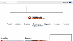 What Partenaire-financier.eu website looked like in 2018 (5 years ago)