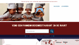 What Pannenkoekenrestaurants.nl website looked like in 2018 (5 years ago)