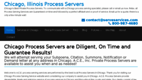 What Processserverschicago.com website looked like in 2018 (5 years ago)