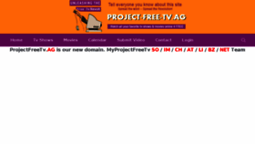 What Projectfreetv.li website looked like in 2018 (5 years ago)