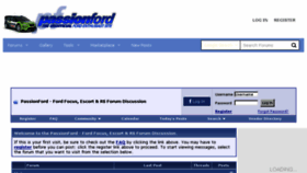 What Passionford.com website looked like in 2018 (5 years ago)
