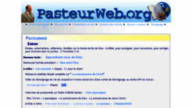 What Pasteurweb.org website looked like in 2018 (5 years ago)