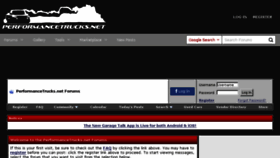 What Performancetrucks.net website looked like in 2018 (5 years ago)