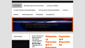 What Praxis-fuer-psychotherapie-braunschweig.de website looked like in 2018 (5 years ago)