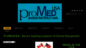 What Promedusa.us website looked like in 2018 (5 years ago)