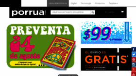 What Porrua.mx website looked like in 2018 (5 years ago)