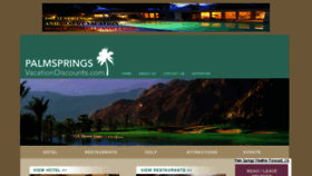 What Palmspringsvacationdiscounts.com website looked like in 2018 (5 years ago)