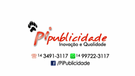 What Pipublicidade.com.br website looked like in 2018 (5 years ago)