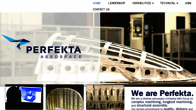 What Perfekta-inc.com website looked like in 2018 (5 years ago)