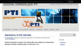 What Pti.katowice.pl website looked like in 2018 (5 years ago)