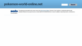 What Pokemon-world-online.net website looked like in 2018 (5 years ago)