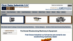 What Preownedwoodworkingmachinery.com website looked like in 2018 (5 years ago)