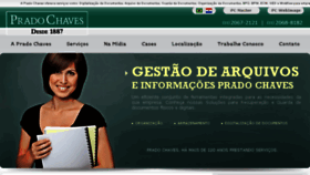 What Pradochaves.com.br website looked like in 2018 (5 years ago)