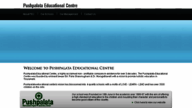 What Pushpalataschools.com website looked like in 2018 (5 years ago)
