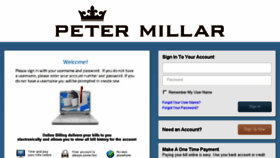 What Petermillar.billtrust.com website looked like in 2018 (5 years ago)