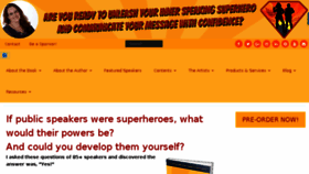 What Publicspeakingsuperpowers.com website looked like in 2018 (5 years ago)