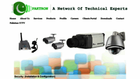 What Paktron.net website looked like in 2018 (8 years ago)