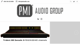 What Pmiaudio.com website looked like in 2018 (5 years ago)