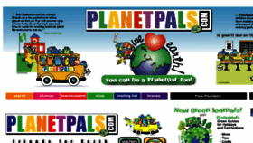 What Planetpals.com website looked like in 2018 (5 years ago)