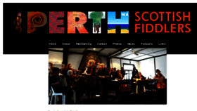 What Perthscottishfiddlers.com.au website looked like in 2018 (5 years ago)