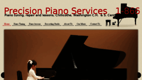 What Precisionpianoservices.net website looked like in 2018 (5 years ago)