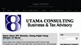 What Pajakpribadi.com website looked like in 2018 (5 years ago)