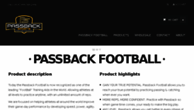What Passbacksports.com website looked like in 2018 (5 years ago)