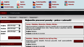 What Pracazahranicie.eu website looked like in 2018 (5 years ago)