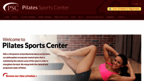 What Pilatessportscenter.com website looked like in 2018 (5 years ago)