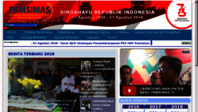 What Pamsimas.org website looked like in 2018 (5 years ago)