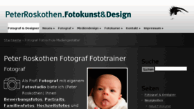 What Peterroskothen.de website looked like in 2018 (5 years ago)