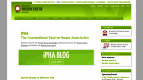 What Passivehouse-international.org website looked like in 2018 (6 years ago)