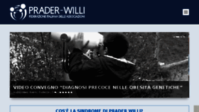 What Praderwilli.it website looked like in 2018 (5 years ago)