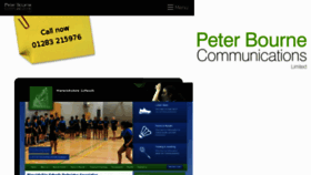 What Peterbourne.co.uk website looked like in 2018 (5 years ago)