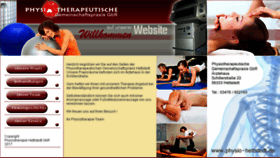 What Physio-hettstedt.de website looked like in 2018 (5 years ago)