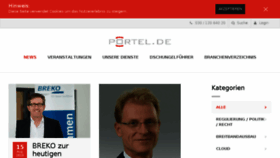 What Portel.de website looked like in 2018 (5 years ago)