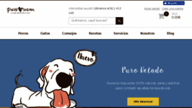 What Puromenu.es website looked like in 2018 (5 years ago)