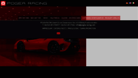 What Pogea-racing.com website looked like in 2018 (5 years ago)